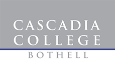 logo for Cascadia College community college Bothell Washington