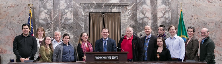 BASSP students meet with representatives in Olympia