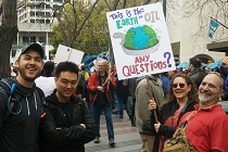 BASSP students at climate march