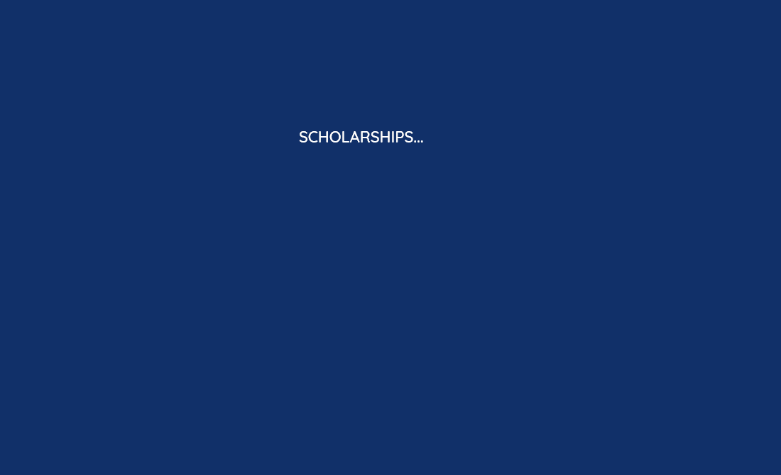 White animated text on a blue background that reads, 'Scholarships...are for tuition...are for books...are for bus passes...are for opportunities...are for access...are for study time...are for family time...are for building your future. Scholarships are more than just money...Scholarships are for you.'