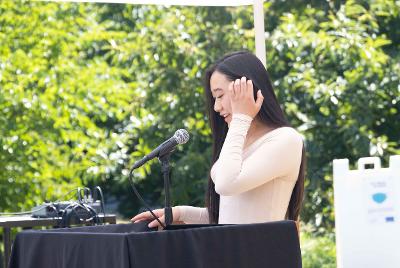 STEM Building Groundbreaking - Emcee Angela Tang