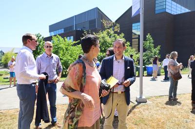 STEM Building Groundbreaking - UWB, Mithun